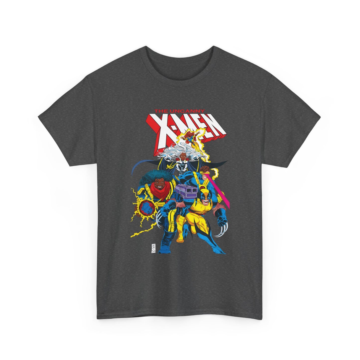 Uncanny X-Men T-Shirt - John Romita Jr Art - Cyclops, Storm, Bishop, Jean Grey, Wolverine - Marvel Comics