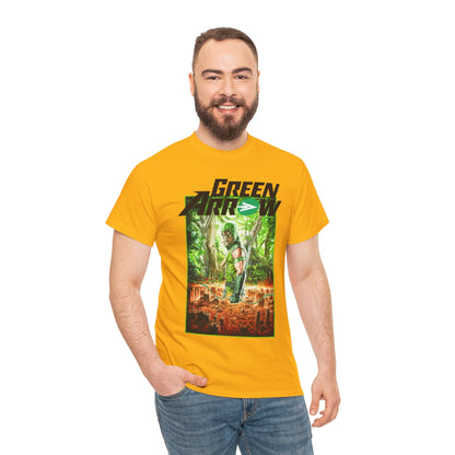 Green Arrow T-Shirt - Mauro Cascioli Art - Brightest Night Cover - Emerald Archer - DC Comics