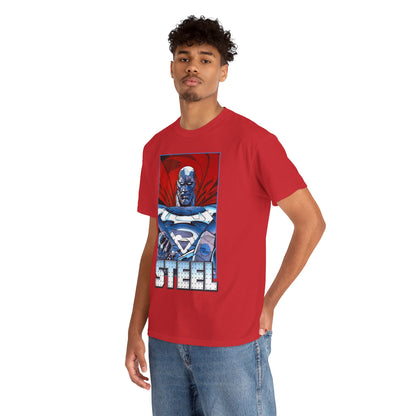 Steel T-Shirt - Superman Family - Reign of the Supermen - John Henry Irons - Steelworks - DC Comics