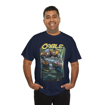 Cable T-Shirt - Greg Capullo Art - X-Force Leader, Mutant Fighter - Nathan Summers - Marvel Comics