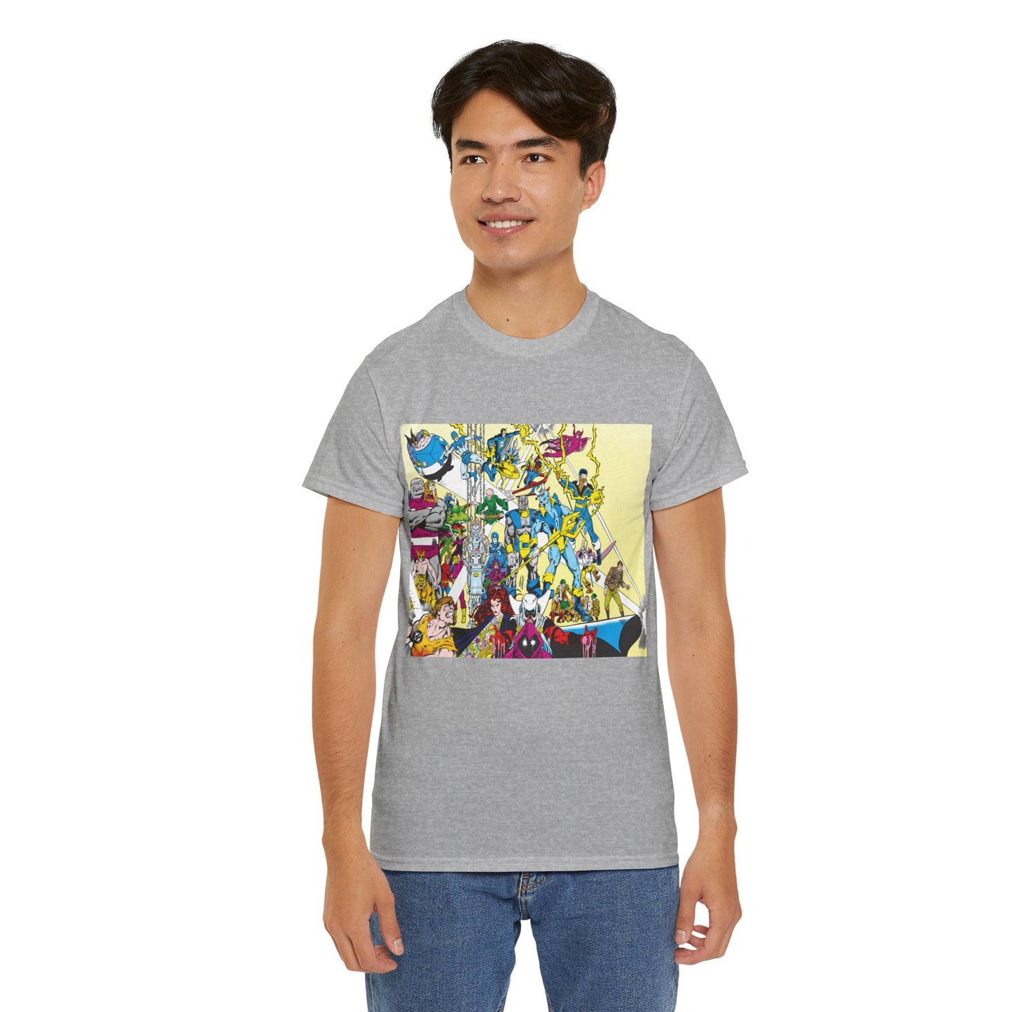 Who's Who in the DC Universe T-Shirt - George Perez Art - Black Lightning, Black Orchid - #3 Cover Art - DC Comics