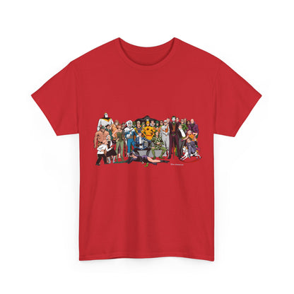 Secret Origins of Super-Villains T-Shirt - Dick Giordano Art - DC Comics - Joker, Mirror Master, Captain Cold, Lex Luthor, Scarecrow, Poison Ivy, Grodd