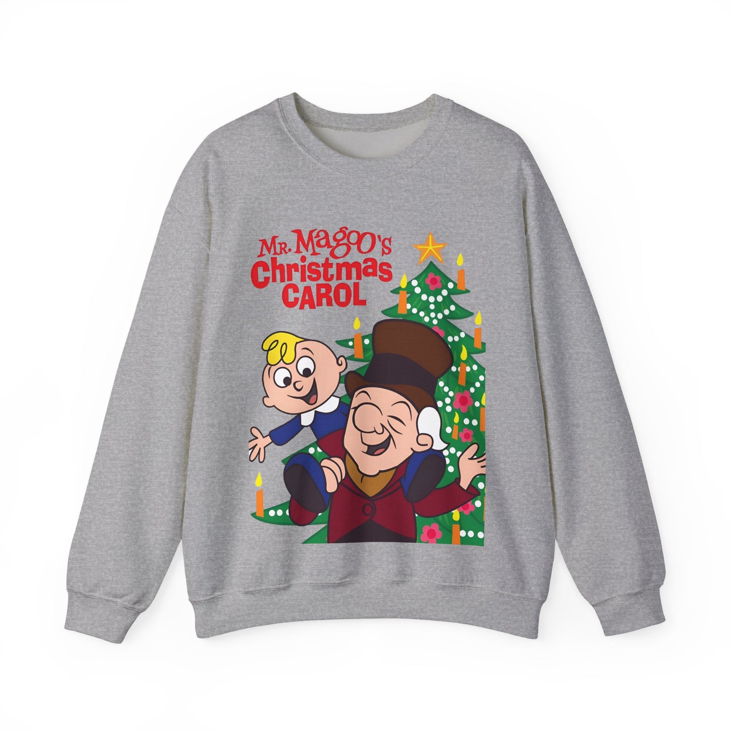 Mr. Magoo's Christmas Carol Crewneck Sweatshirt - UPA 1960s TV Holiday Special