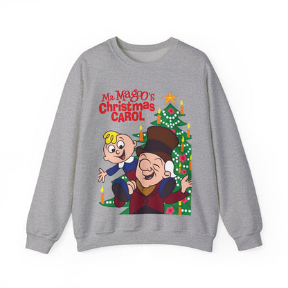 Mr. Magoo's Christmas Carol Crewneck Sweatshirt - UPA 1960s TV Holiday Special
