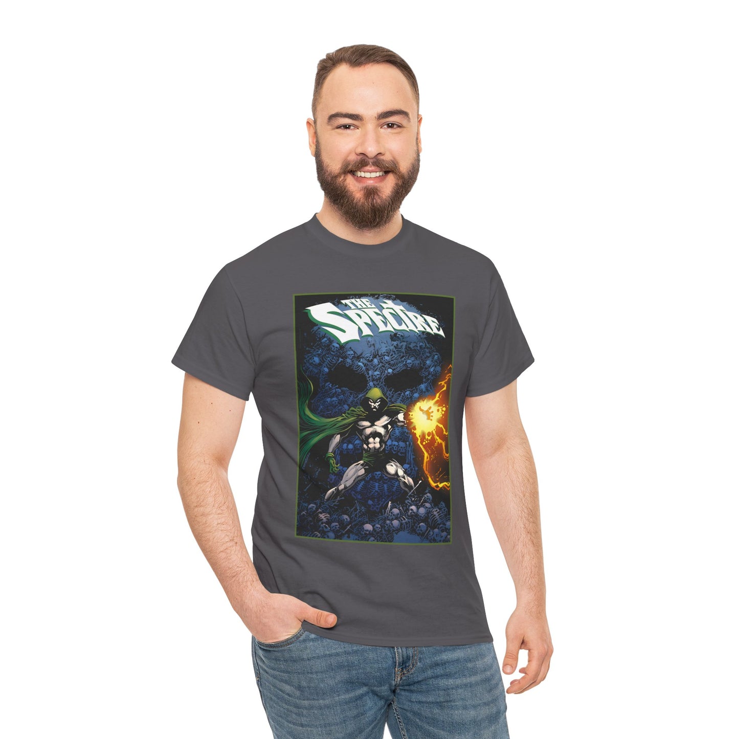 Spectre T-Shirt - Tom Mandrake Art - Jim Corrigan - 1980s Series - DC Comics