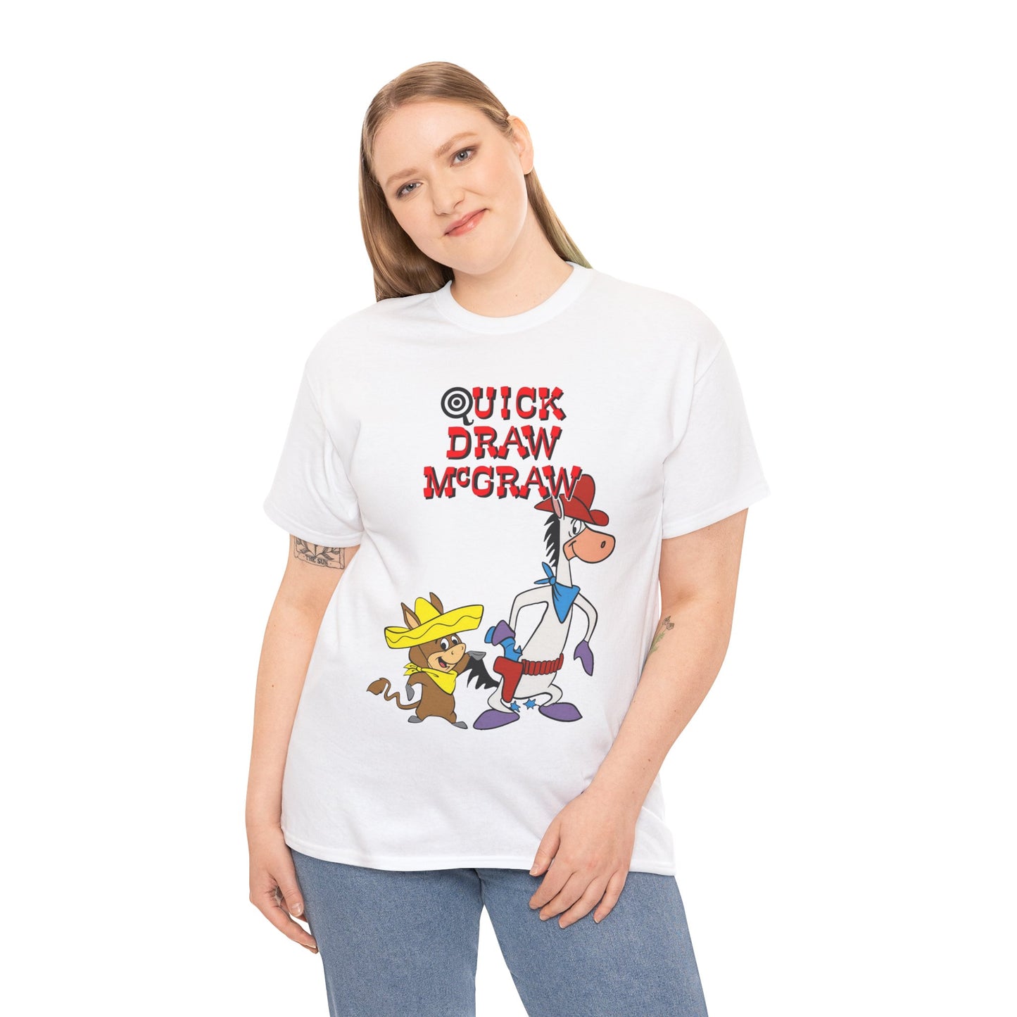 Quick Draw McGraw T-Shirt - Baba Looey - Hanna-Barbera Cartoon - Popular 1960s TV Animation