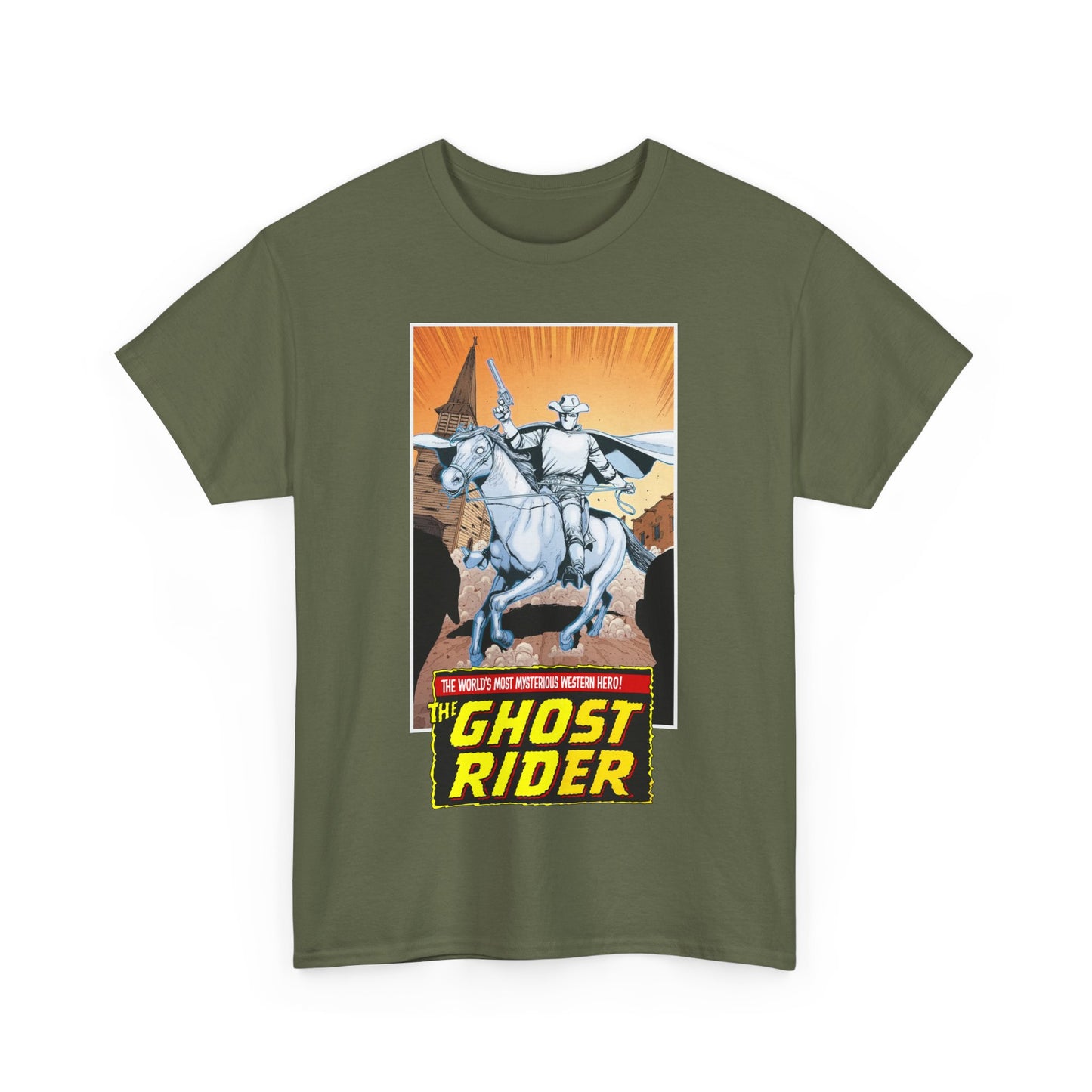 Ghost Rider/Phantom Rider T-Shirt - Carter Slade - Marvel Comics - 1970s Supernatural Western Hero