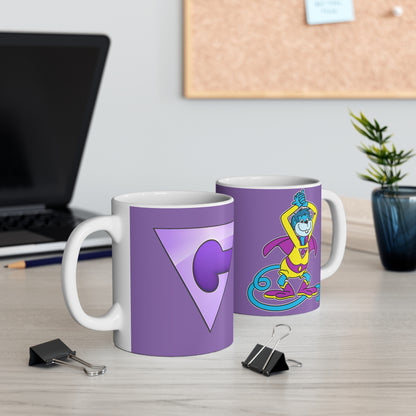 Gleek Coffee Mug, 11oz - Wonder Twins Mascot - Super Friends Pet Monkey from Exxor - DC Comics - Zan & Jayna