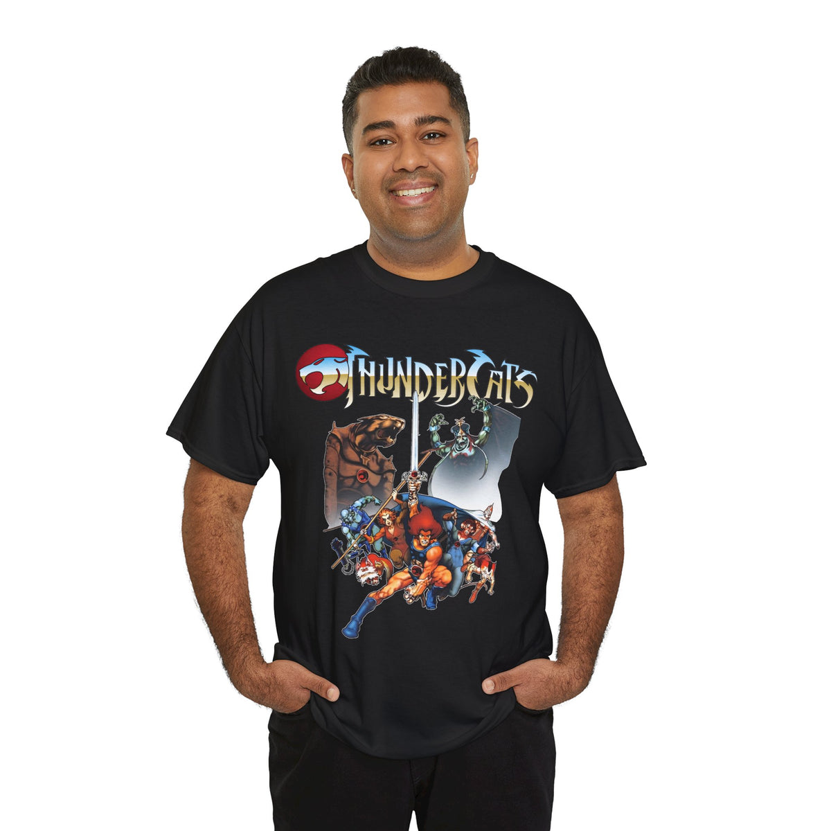 Thundercats T-Shirt - Lion-O, Panthro, Cheetara, Tygra, Snarf, WilyKit and WilyKat, Mumm-Ra