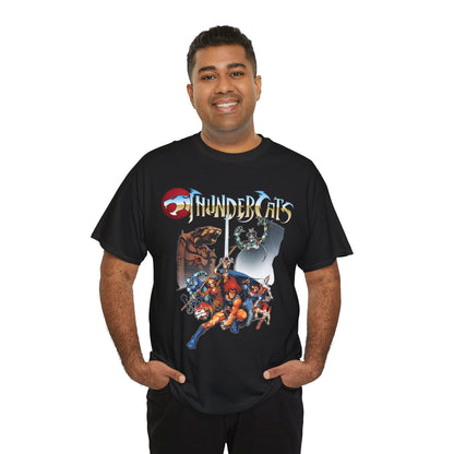 Thundercats T-Shirt - Lion-O, Panthro, Cheetara, Tygra, Snarf, WilyKit and WilyKat, Mumm-Ra