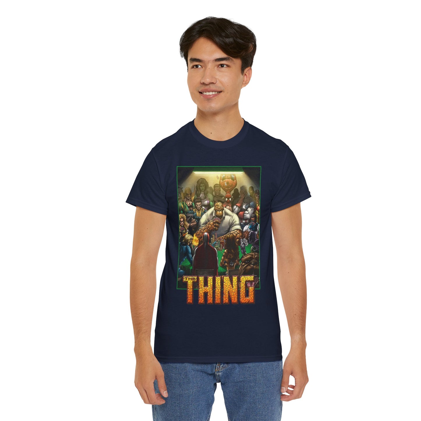The Thing T-Shirt - Andrea DI Vito Art - Fantastic Four Member, Ben Grimm - Marvel Comics