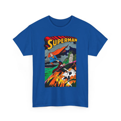 Superman T-Shirt - Mike Mignola Art - Vs Silver Banshee - DC Comics