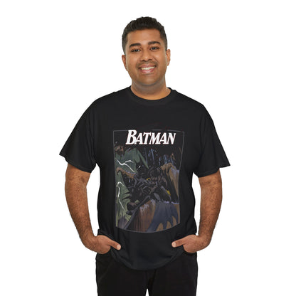 Batman T-Shirt - Norm Breyfogle Art - 1990s Dark Knight Detective - Gotham City - Perched on A Gargoyle - DC Comics