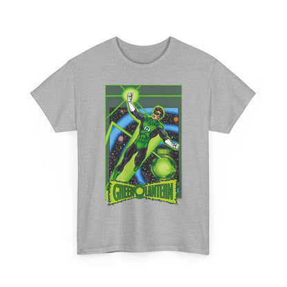 Green Lantern T-Shirt - George Perez JLA Postcard Art - DC Comics - Hal Jordan - Sector 2814 - Justice League Member