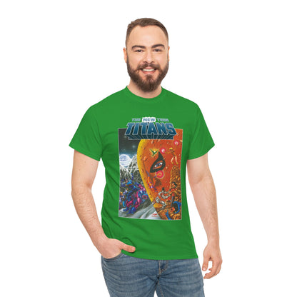 New Teen Titans T-Shirt - George Perez Art - Judas Contract - Deathstroke, Nightwing, Terra, Jericho, Raven, Cyborg, Wonder Girl - DC Comics