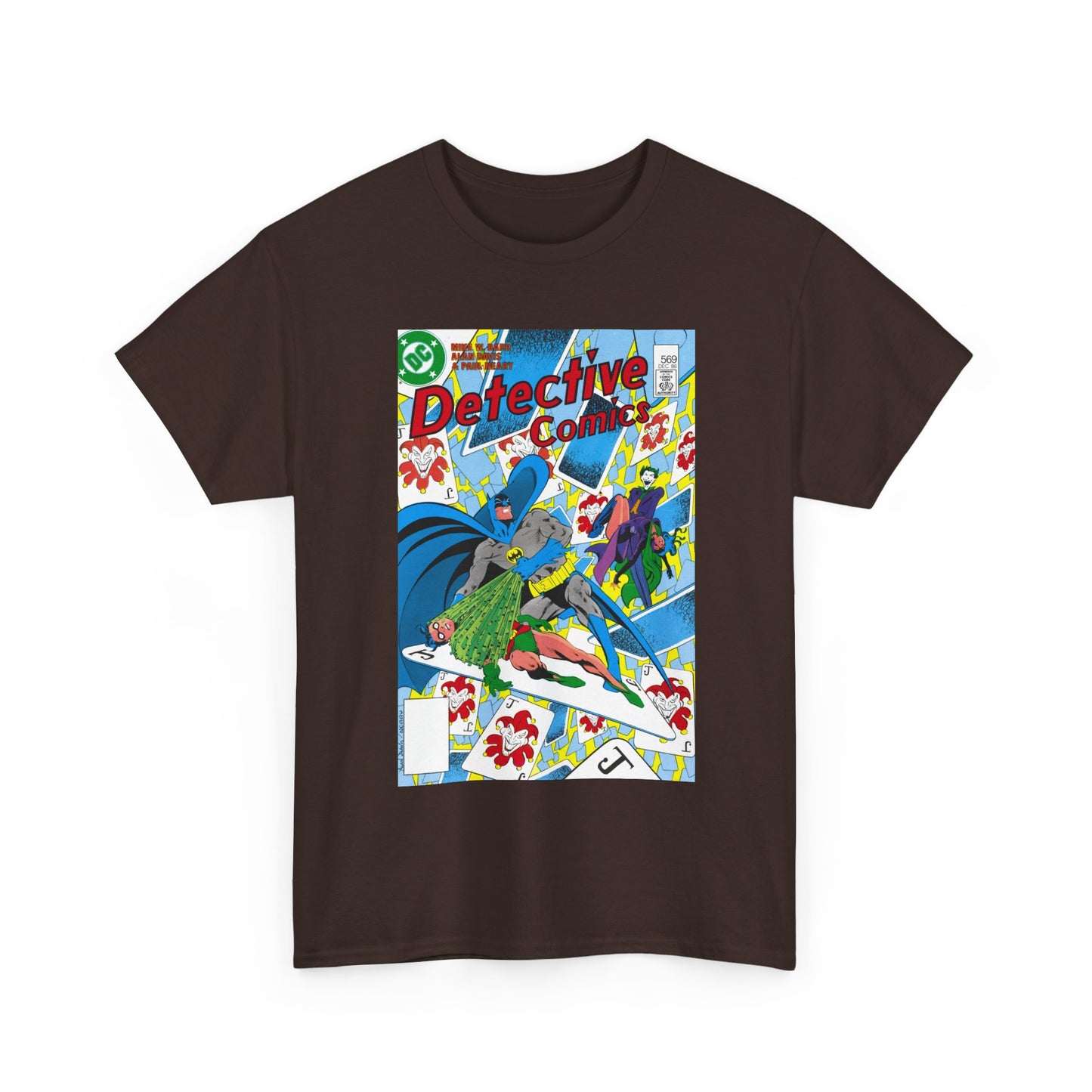 Detective Comics #569 T-Shirt - Alan Davis Art - Batman, Robin, Joker, Catwoman - DC Comics