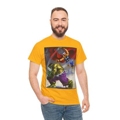Incredible Hulk & Thor T-Shirt - Joe Jusko Art - Marvel Comics
