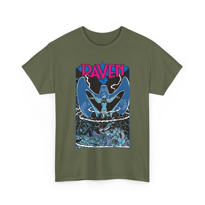 Raven T-Shirt - George Perez Art - New Teen Titans, Trigon - DC Comics