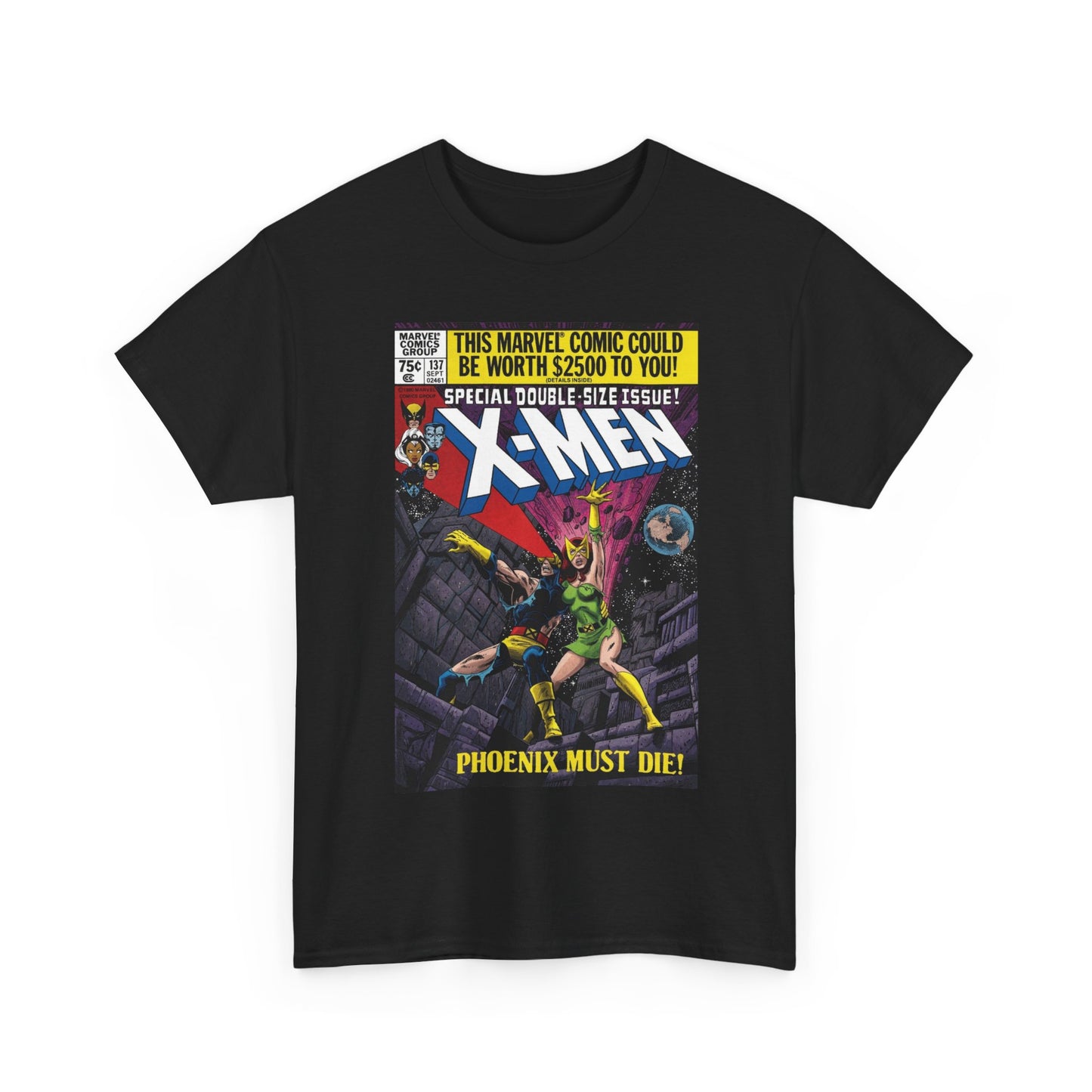X-Men #137 T-Shirt - John Byrne Art - Cyclops & Phoenix - Marvel Comics