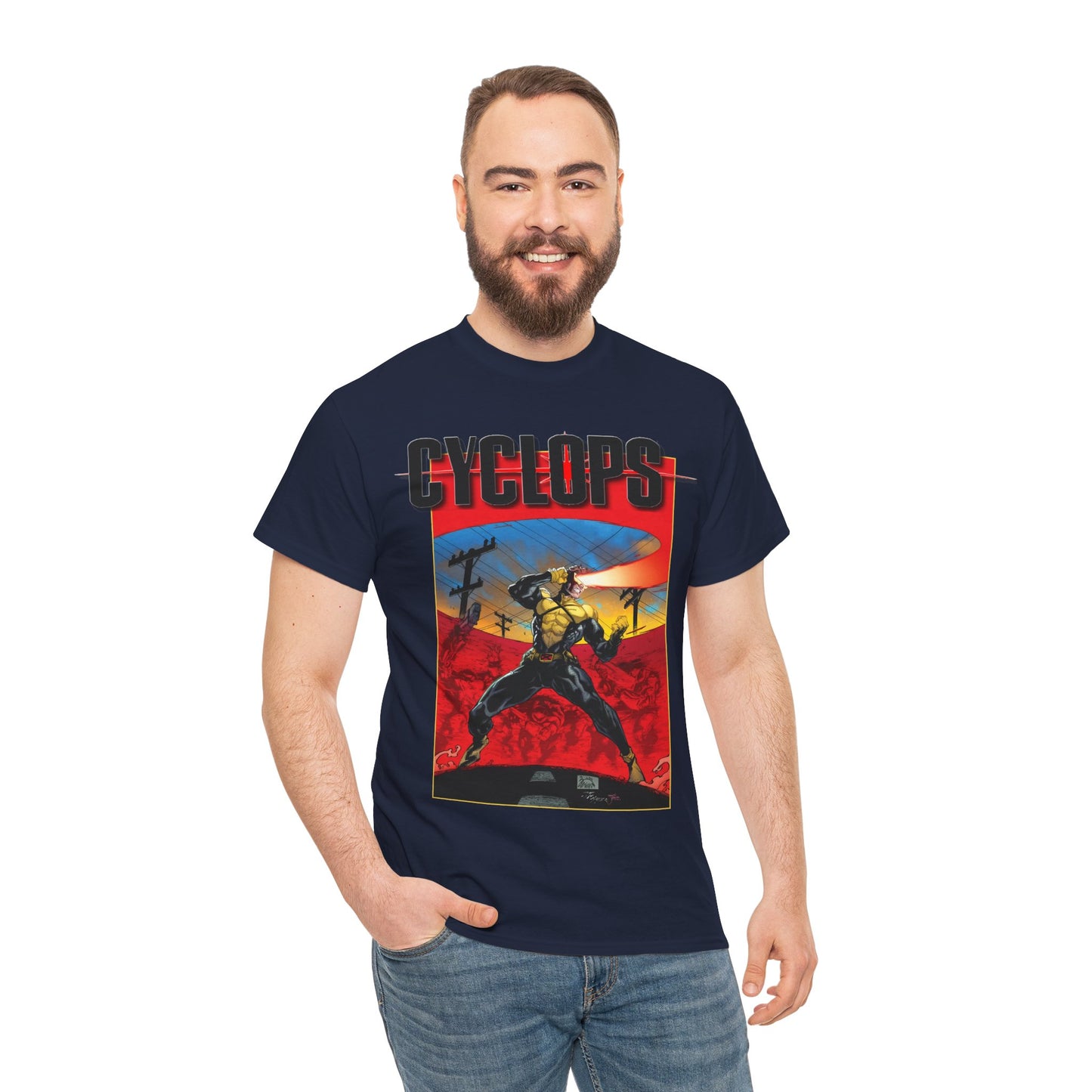 Cyclops T-Shirt - Ryan Stegman Art - Scott Summers, Leader of the X-Men - Marvel Comics