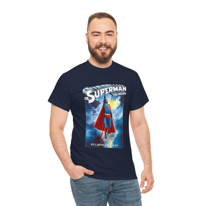 Superman The Movie T-Shirt - DC Comics - Man of Steel - Christopher Reeve 1978