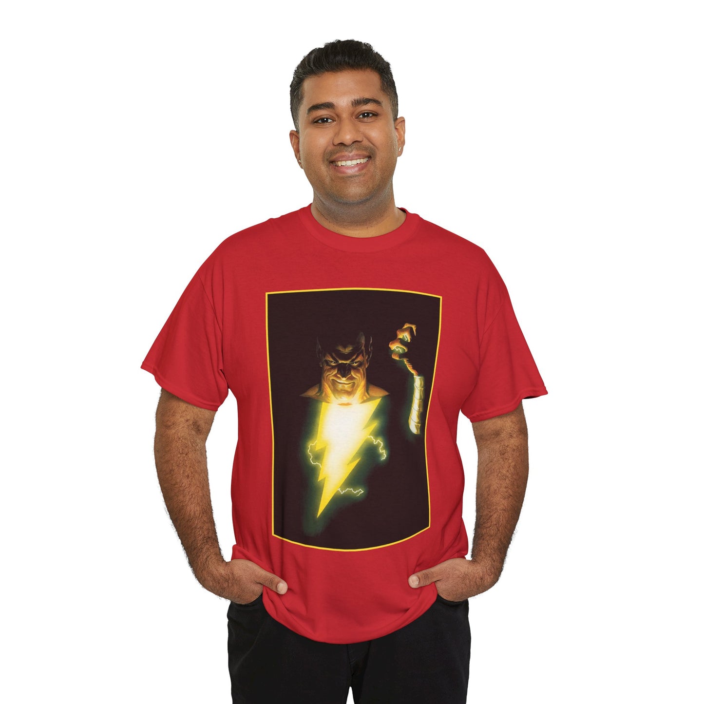 Black Adam T-Shirt - Alex Ross Art - JSA Cover Art - Shazam Family Foe - DC Comics