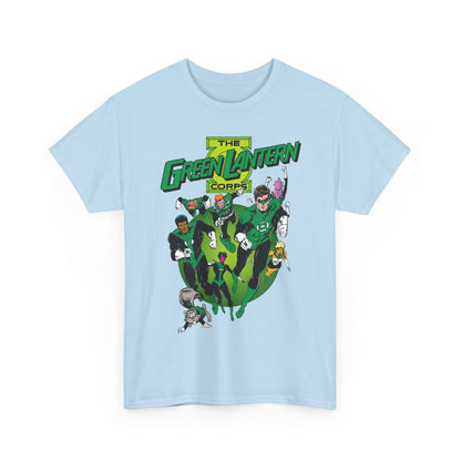 Green Lantern Corps T-Shirt - Joe Staton Art - Hal Jordan, John Stewart, Arisia, Kilowog, Katma Tui - DC Comics