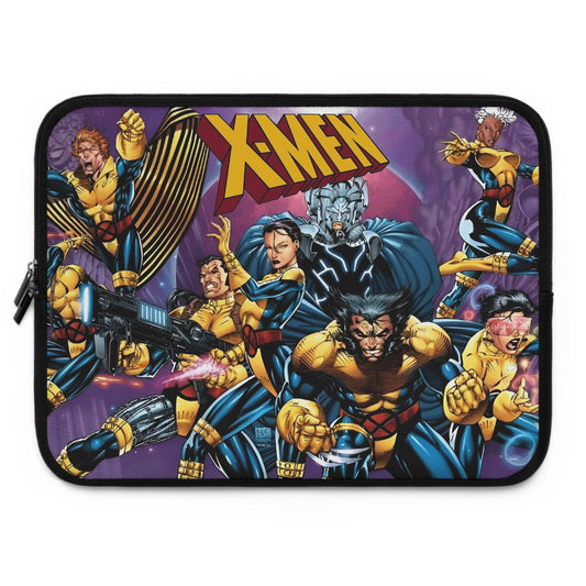 Uncanny X-Men Laptop Sleeve (15" or 17") - Jim Lee Art - Marvel Comics - Wolverine, Psylocke, Storm, Jubilee, Banshee