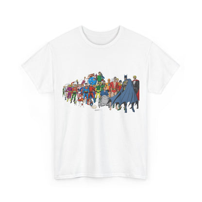 Batman T-Shirt - Neal Adams Art - Plastic Man, Sargon, Robin, Doom Patrol, Superboy, Legion of Super-Heroes - 100-Page Giant Cover Art - DC Comics