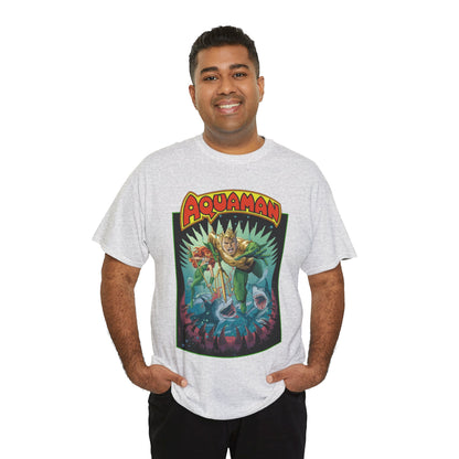Aquaman T-Shirt - José Luis García-López Art - 80th Anniversary Variant Cover - Arthur Curry, Mera, Bronze Age Look - DC Comics