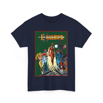 Excalibur T-Shirt - Amazing Alan Davis Art - Nightcrawler, Shadowcat, Captain Britain, Rachel Summers - Marvel Comics - X-Men Spin-Off - Mutants in the UK