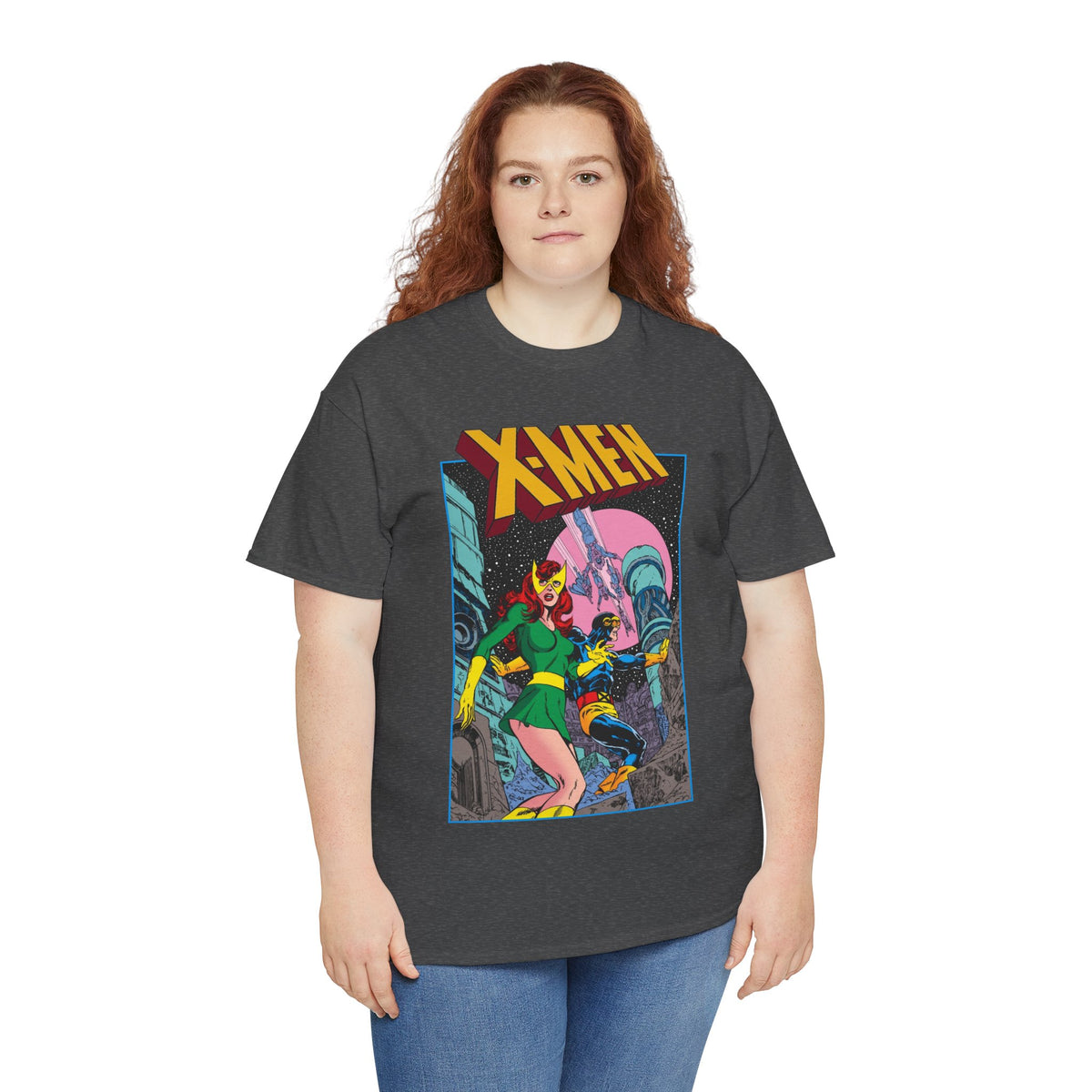 X-Men T-Shirt - John Byrne Art - Cyclops & Jean Grey - Dark Phoenix Saga - Marvel Comics