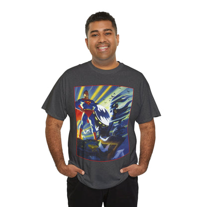 Superman & Batman T-Shirt - Steve Rude Art - The Dark Knight Detective & The Man of Steel - World's Finest - DC Comics