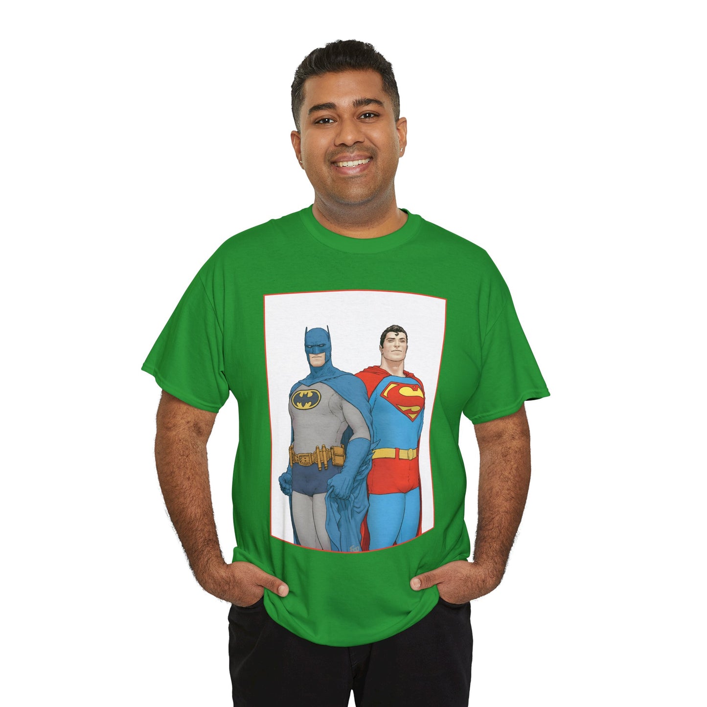 Superman & Batman T-Shirt - Frank Quitely Art - World's Finest Variant Cover Art - DC Comics