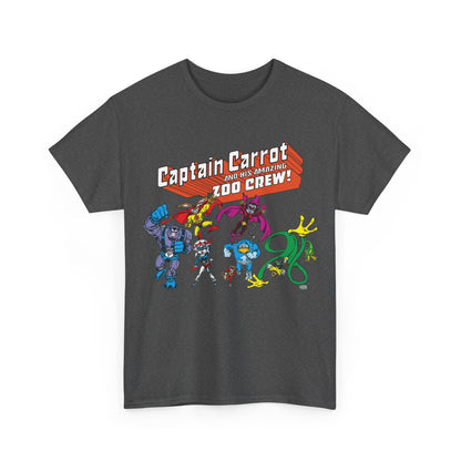 Captain Carrot & the Zoo Crew T-Shirt - 1980s Funny Animal Comic Series - DC Comics