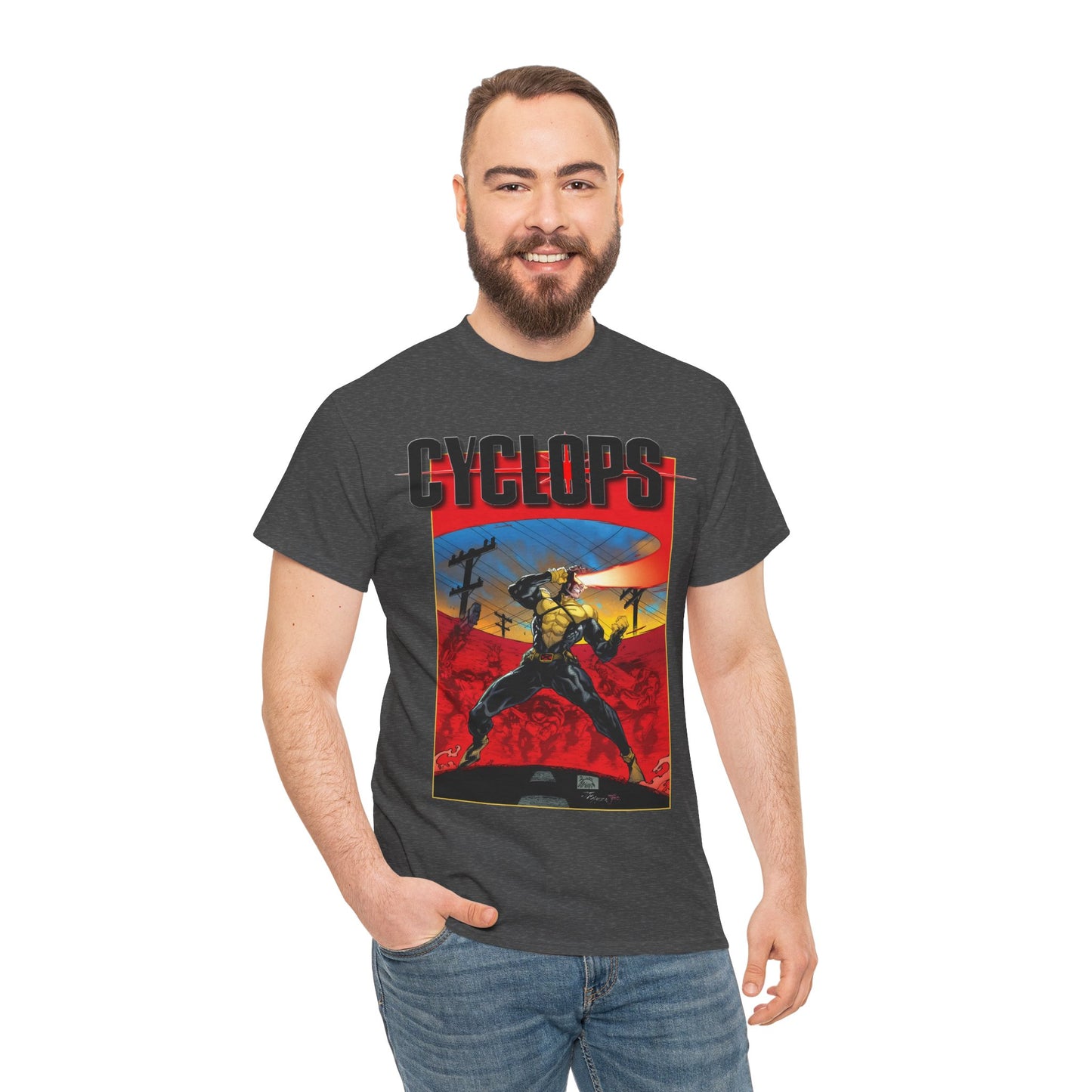 Cyclops T-Shirt - Ryan Stegman Art - Scott Summers, Leader of the X-Men - Marvel Comics