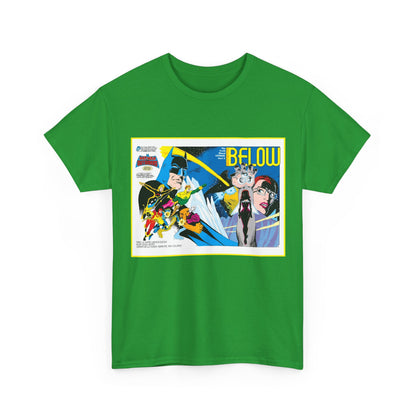 Batman & the Outsiders T-Shirt - Alan Davis Art - Promotional Poster - Looker, Halo, Katana, Geo-Force, Metamorpho, Black Lightning - DC Comics
