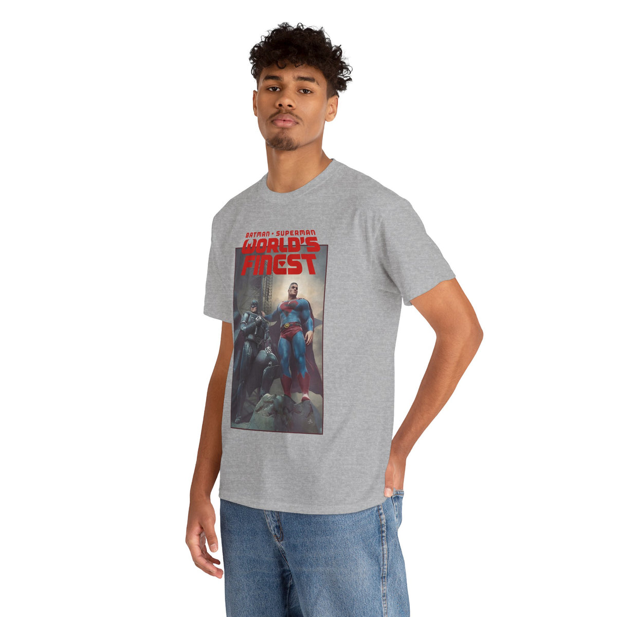 Batman Superman World's Finest T-Shirt - Björn Barends Art - #20 Variant Cover Art - DC Comics