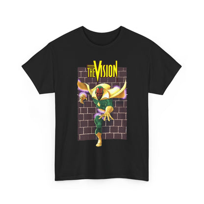 Vision T-Shirt - George Perez Art - Avengers Member - Scarlet Witch Husband - Android - Marvel Comics