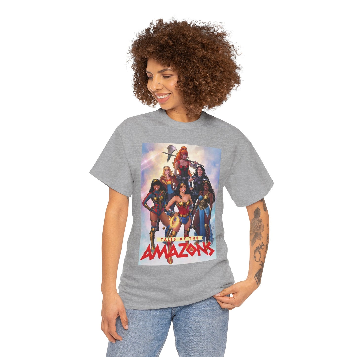 Tales of the Amazons T-Shirt - Nicola Scott Art - Wonder Woman, Wonder Girl, Troia, Nubia, Artemis, Queen Hippolyta, Yara Flor, Donna Troy - DC Comics