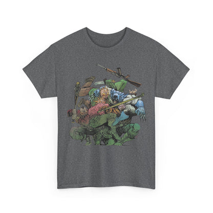Batman T-Shirt - Daniel Warren Johnson Art - Vs The Mutant Gang from Frank Miller's The Dark Knight Returns - DC Comics