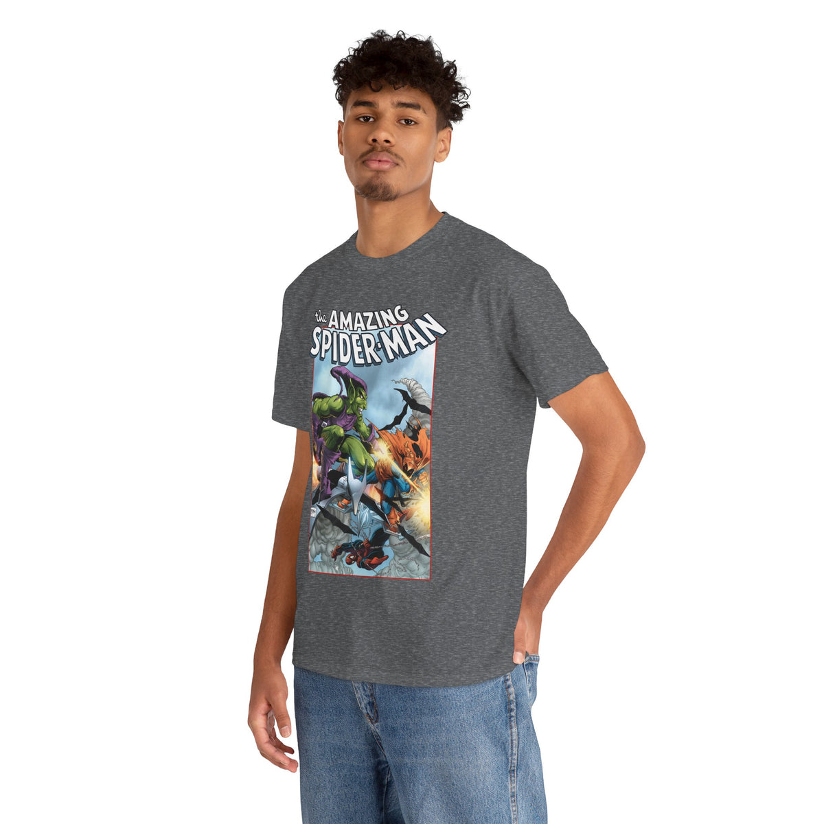 Amazing Spider-Man T-Shirt - Todd McFarlane Art - Green Goblin Vs Hobgoblin - Marvel Comics