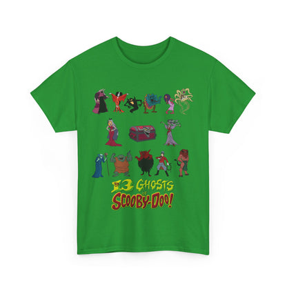 13 Ghosts of Scooby-Doo T-Shirt - Hanna-Barbera Saturday Morning Cartoon - Chest of Demons - Maldor, Queen Morbidia, Reflector Specter