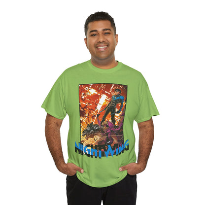 Nightwing & Spoiler T-Shirt - Jonboy Meyers Art - Gotham City & Bludhaven - DC Comics