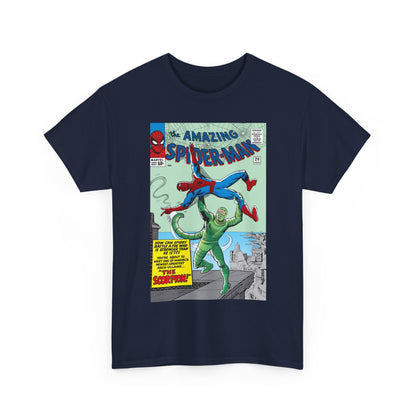 Amazing Spider-Man T-Shirt - Steve Ditko Art - Vs The Scorpion - Marvel Comics