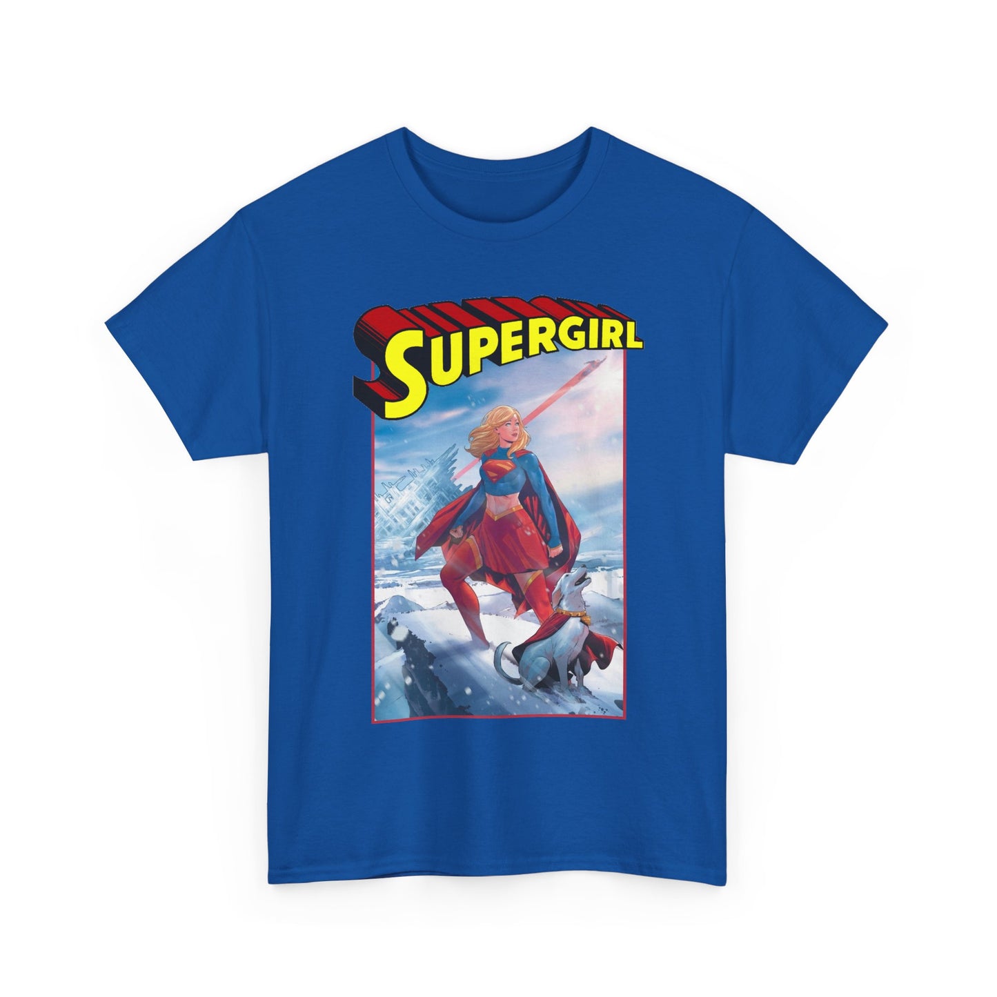 Supergirl & Krypto T-Shirt - Lucas Meyer Art - New 2026 Movie with Milly Alcock - DC Comics