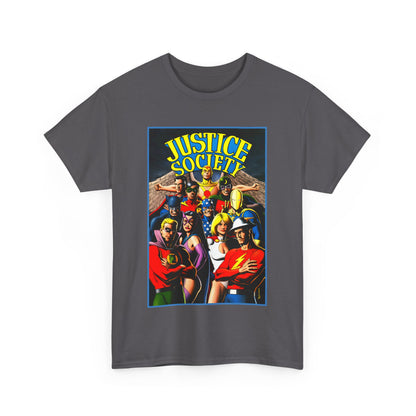 Justice Society T-Shirt - Brian Bolland Art - Dr. Fate, Huntress, Power Girl, Green Lantern, Hawkman, Wildcat - DC Comics - JSA