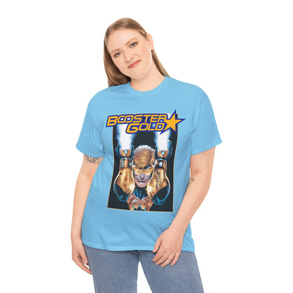 Booster Gold T-Shirt - Dan Jurgens Art - Batman & Robin in His Gauntlets - DC Comics