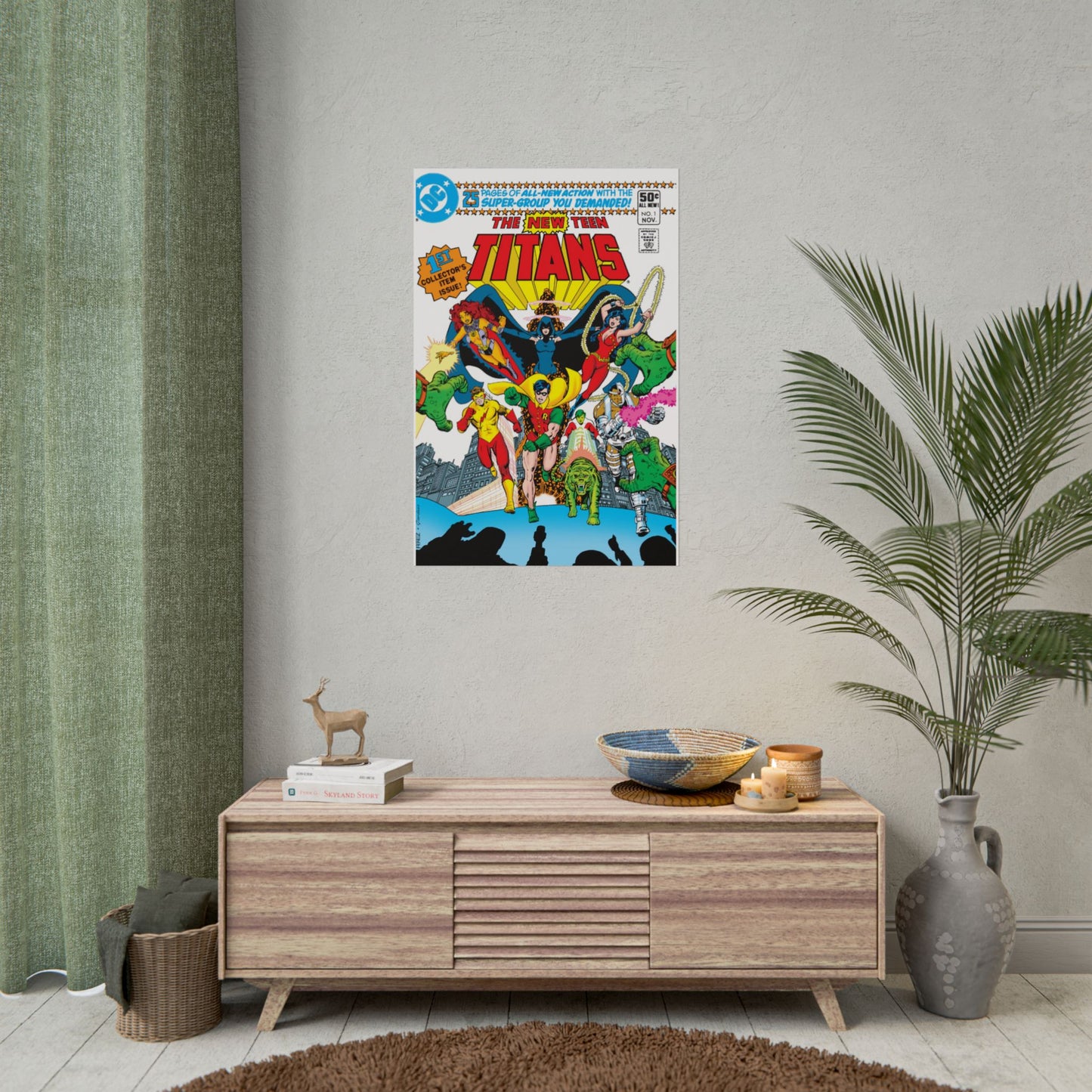 New Teen Titans Rolled Poster - George Perez Art - DC Comics - #1 Cover - Multiple Sizes Up to 24"x36"