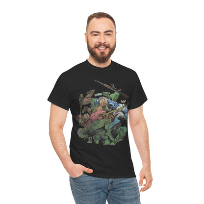 Batman T-Shirt - Daniel Warren Johnson Art - Vs The Mutant Gang from Frank Miller's The Dark Knight Returns - DC Comics